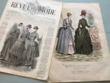 Modeprent en krantje 3 Oktober 1886